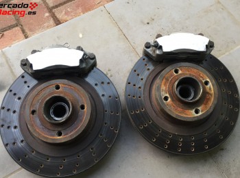 Pinzas 2 pistones y discos traseros