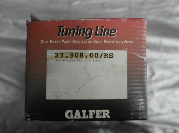 Pastillas galfer competicion porche