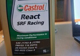 Liquido de frenos castrol react srf racing 1l