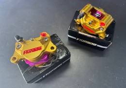 Juego pinzas freno moto con pastillas