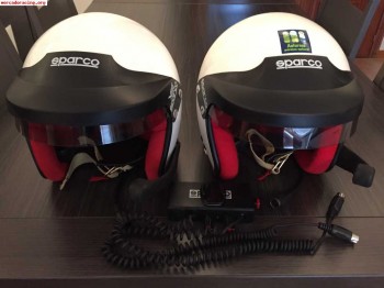 Se vende lote cascos   centralita sparco