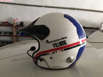 Casco omp jet snell 2010  talla l  interfono stilo