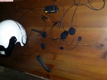 Casco omp jet7con homologacion snell sa2010 centralita e int