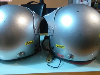 Cascos sabelt con interfonos y centralita  hans