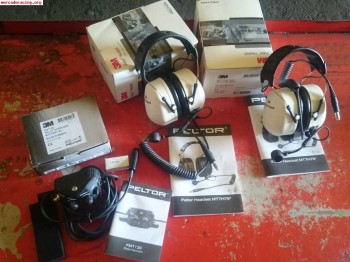 Se vende centralita peltor fmt120 y cascos de enlace peltor