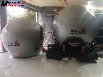 Cascos stilo con interfonos y centralita 