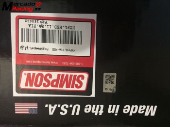 Vendo hans simpson hybrid talla m