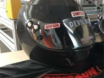 Se viende casco simpson carbono - nuevo