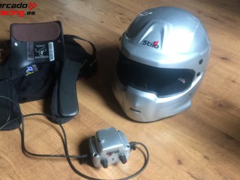 Se vende casco estilo wrc hans centralita y mono