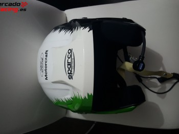 Vendo casco sparco y hans schroth carbono 20l pro