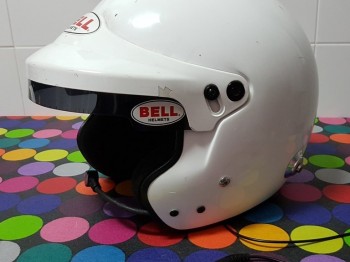 Casco bell mr-pro rally con interfonos peltor