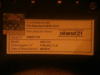 Casco stylo nuevo  y hans.