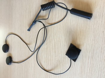 Kit micro/altavoces stilo casco integral auriculares 