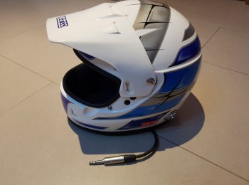 Casco sparco integral.