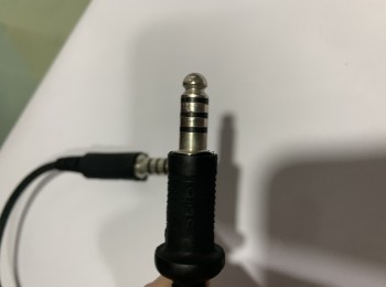 Cable adaptador casco stilo wrc a centralita peltor, solo utilizado en