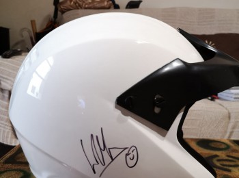 Casco sparco firmado luis moya