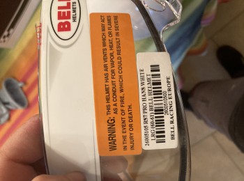 Casco bell rs7 pro hans