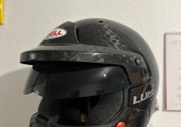 Casco bell mag-10 rally carbono hans fia 8859/sa2020