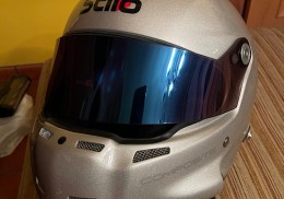 Casco stilo st5 rally con pantalla azul 