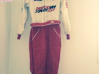 Mono sparco sprint rojo y blanco, con marcas. 169€/und