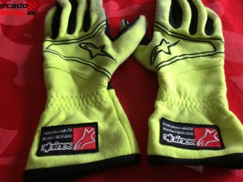 Guantes alpinestars amarillo fosforito