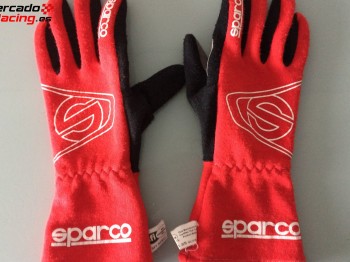 Botines sabelt talla 42 y guantes sparco 