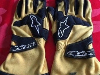 Guantes alpinestars amarillos talla l