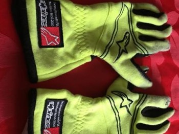 Guantes alpinestars amarillo fosforito
