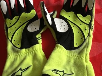 Guantes alpinestars amarillo fosforito