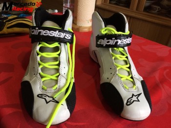 Botas alpinestars blancas y negras talla 39