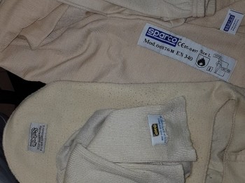 Conjunto de ropa interior ignifuga homologada