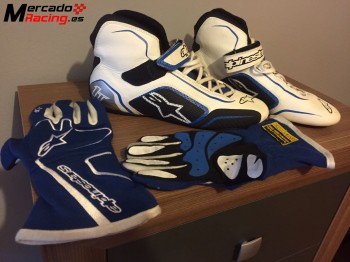 Botines y guantes alpinestars