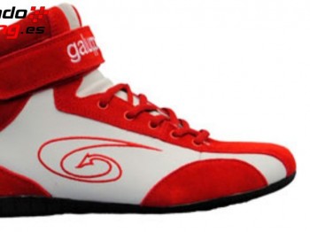 Botines galuppo rojo y blanco t43