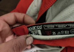 Buzo sparco talla 56