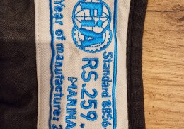 Mono fia marina mujer negro, rosa y blanco