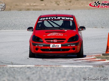 Hyundai getz 1.6 de la copa de circuitos con homologación de rallys