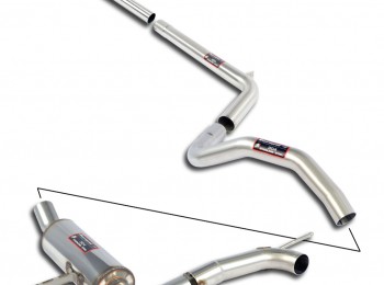 Línea supersprint y downpipe megane rs 250/265/275