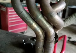 Vendo colector de escape da luz