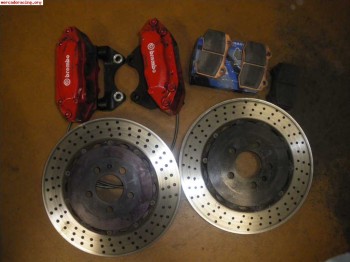 Kit de frenos brembo 4 pistones