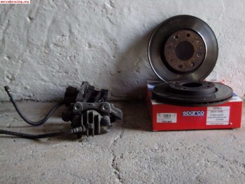 Discos y pinzas de freno de 106 rallye o saxo