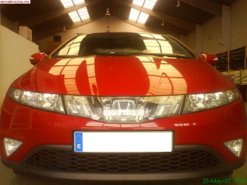 Defensa delantera honda civic moderno