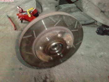 Vendo discos galfer rallados a medio uso