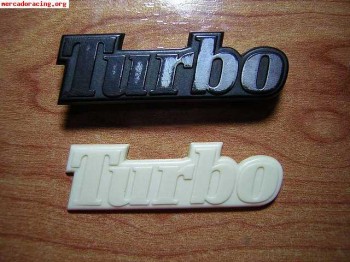 Anagramas renault 5 gt turbo en resina 