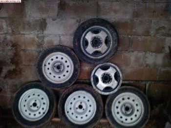 Se vende puente y bujes de 3 tornillos ax con l6 llantas