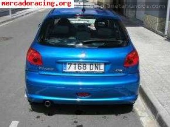 Paragolpes trasero 206 gt wrc