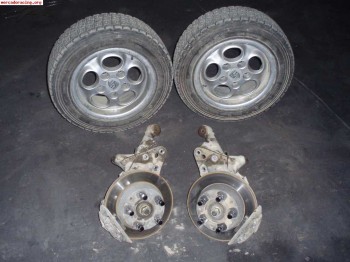 Vendo 2 llantas y palas traseras completas de porche