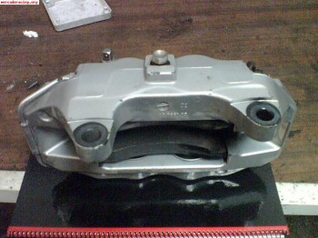 2 pinzas de freno brembo porche de 6 pistones  500euros