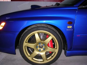 Silencioso trasero subaru impreza sti inoxidable