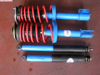 Suspension completa selex azules para corsa b 120 euros