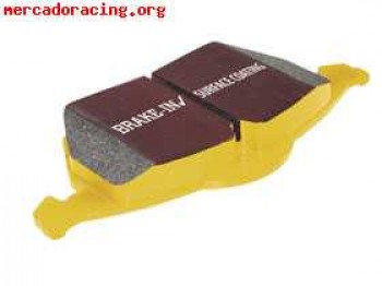 Pastillas de freno ebc  amarillas  para pinzas ksport de 8 p